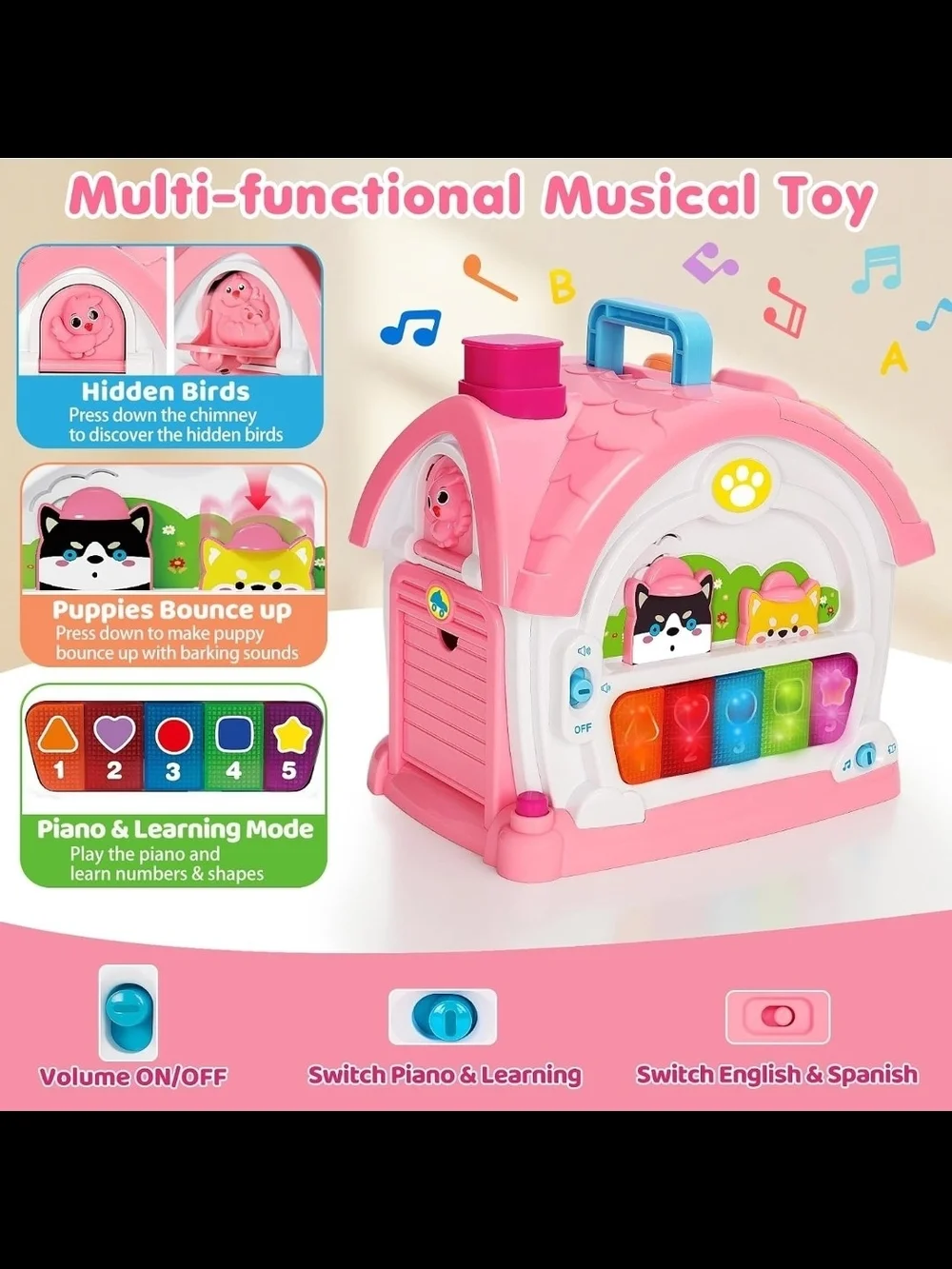 Montessori Toys for 1 Year Old Girls, Christmas First 1st Birthday Gifts